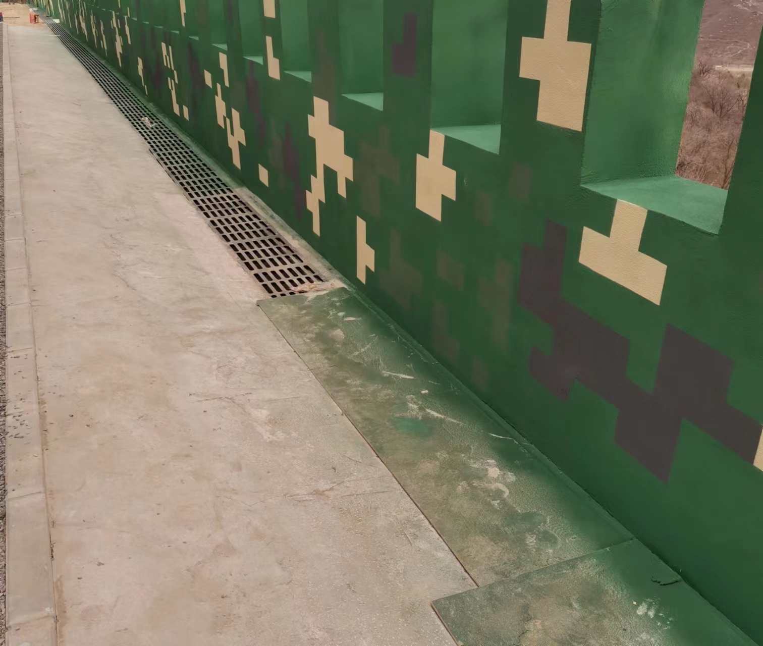 乐东围墙迷彩喷涂,数迷彩漆